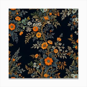 Floral Wallpaper 11 Canvas Print