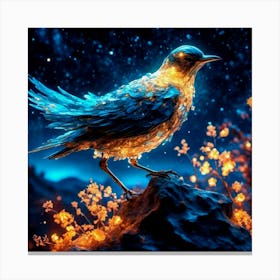 Bird Of The Night Canvas Print