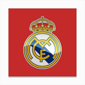 Real Madrid CF Logo Wall Art 25 Canvas Print