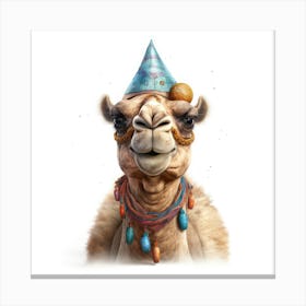 Camel Birthday Party Canvas Print