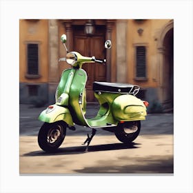 Italian Scooter Vespa 3 Canvas Print