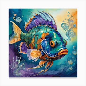 Colorful Fish Canvas Print