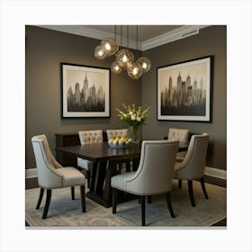 Default Create Unique Design Dinning Room Wall Art 0 Canvas Print