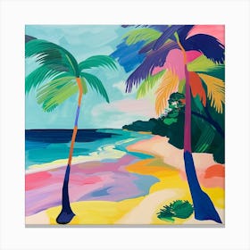 Abstract Travel Collection Maldives 4 Canvas Print