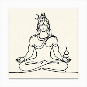 Lord Shiva 1 Canvas Print