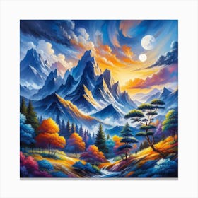 Mountain Landscape 1 Canvas Print