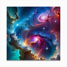 Galaxy Nebula Canvas Print
