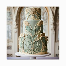 Nouveau Wedding Cake 1 Canvas Print