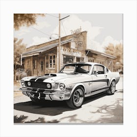 American Muscle Canvas Print