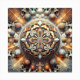 Mandala 122 Canvas Print