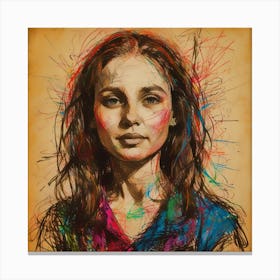 Portrait Of A Girl Canvas Print