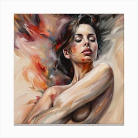 Nude Painting of a Woman 2 Canvas Print