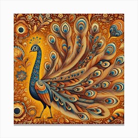 Peacock 13 Canvas Print