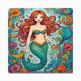 Mermaid 2 Canvas Print