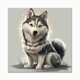 Husky Canvas Print