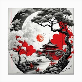 Asian Art Canvas Print