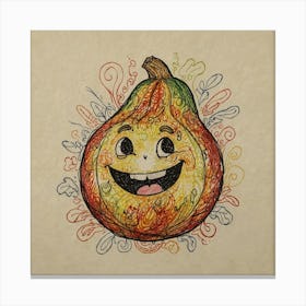 Happy Gourd Canvas Print