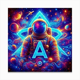 "A" Logo Collection [Risky Sigma] Canvas Print