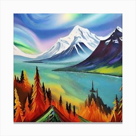 Aurora Borealis Canvas Print