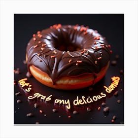 Donuts 2 Canvas Print