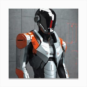 Space Suit 2 Canvas Print