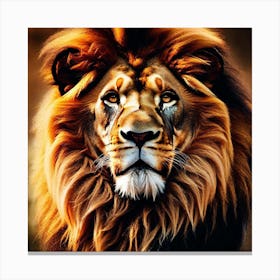 Lion Portrait 7 Canvas Print