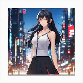 Anime girl 1 Canvas Print