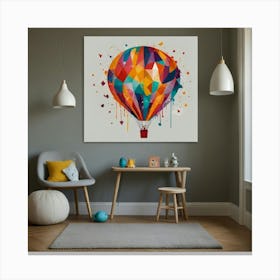 Hot Air Balloon Canvas Print