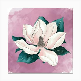 Magnolia Flower 3 Canvas Print