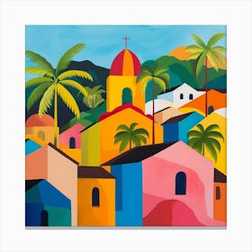 Abstract Travel Collection Granada Nicaragua 1 Canvas Print