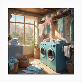 Laundry Room 1 Canvas Print