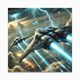 Cloudbreaker Recon Ships Canvas Print