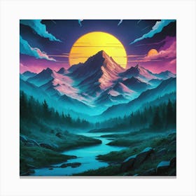 Mountain Landscape 33 Canvas Print