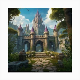 Fairytale Castle Canvas Print