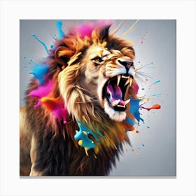 King of beasts Canvas Print
