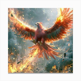 Phoenix In Flight Canvas Print