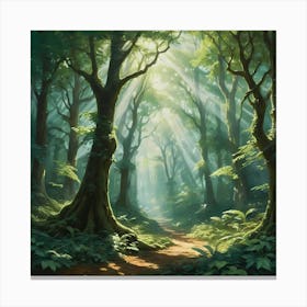 Forest Path 12 Canvas Print