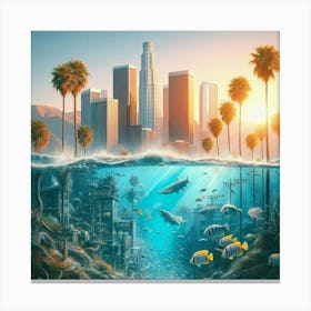 Underwater LA Canvas Print