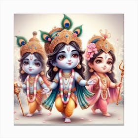 Lord Krishna 3 Canvas Print