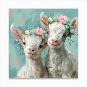 Baby Goats Canvas Print