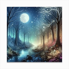 Moonlit Magic 9 Canvas Print
