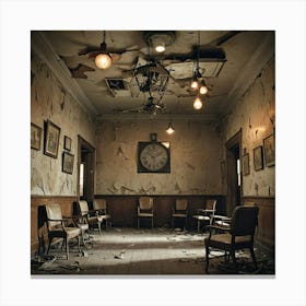 Abandoned Room Canvas Print