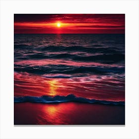 Sunset Painting, Sunset Painting, Sunset Art, Sunset Painting, Sunset Painting Canvas Print