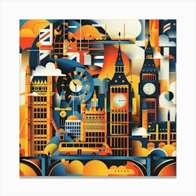 London Skyline Canvas Print