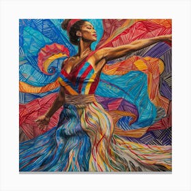 Latin Dancer 1 Canvas Print