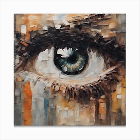 Eye Of A Woman Canvas Print