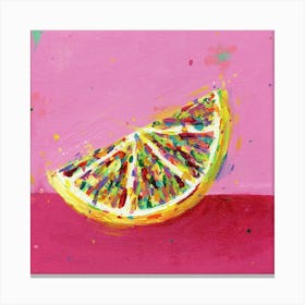 Lemon Slice Canvas Print