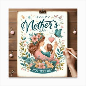 Happy Mother'S Day 1 Canvas Print