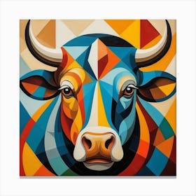 Bull Head 2 Canvas Print