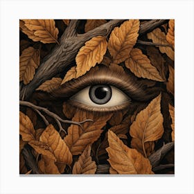 Eye Of The Forest 3 Canvas Print